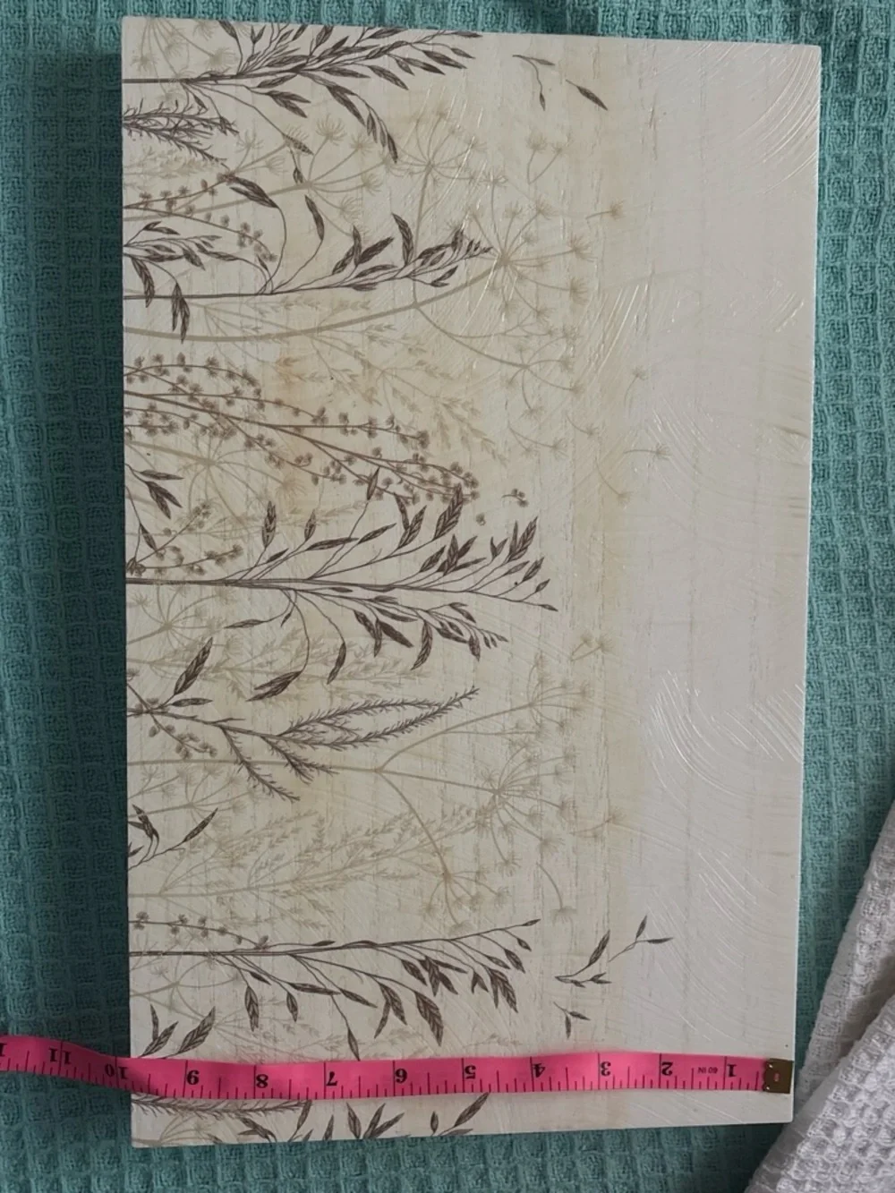 & Other Stories Botanical Panel Art in Cream and Brown